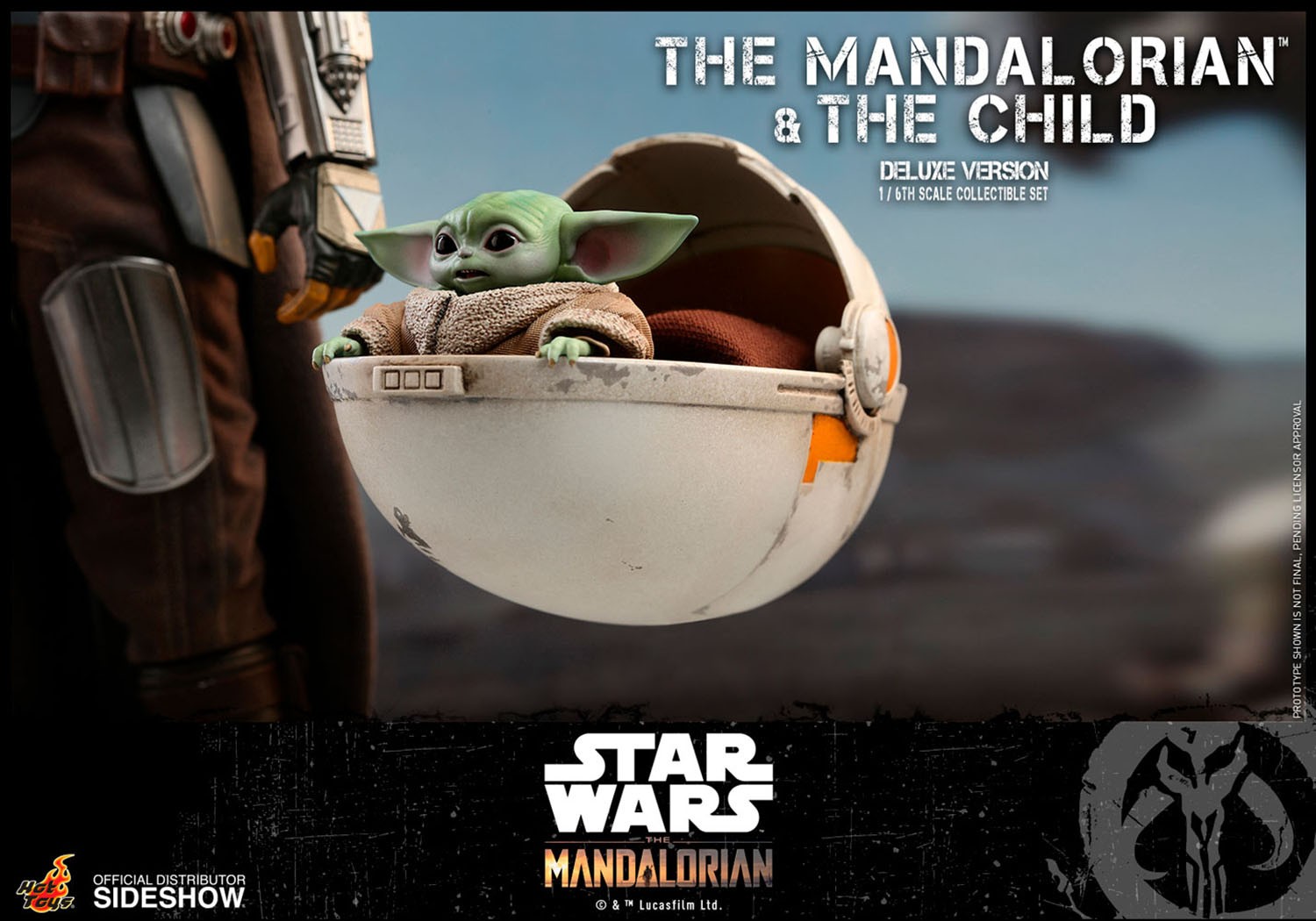 The Mandalorian and The Child (Deluxe) (Prototype Shown) View 17