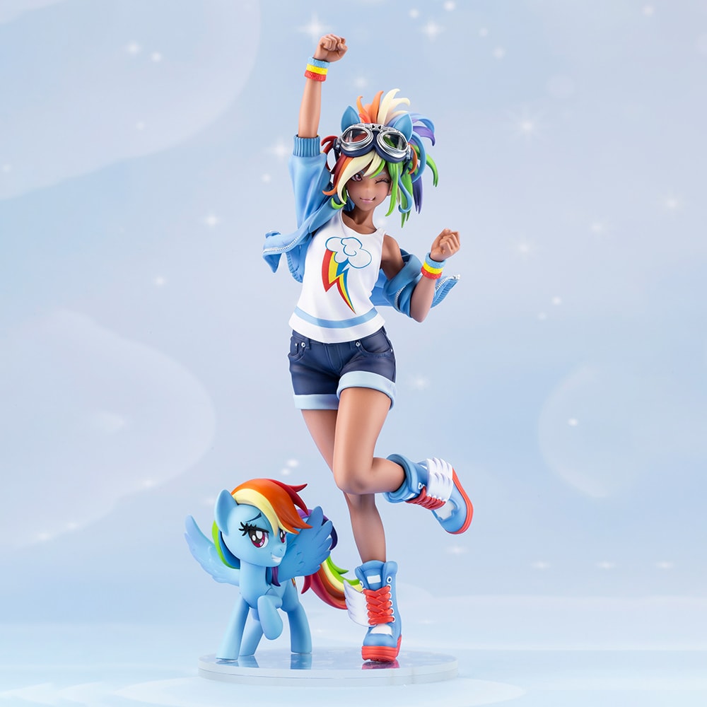 My Little Pony Rainbow Dash Bishoujo Statues  (Prototype Shown) View 1