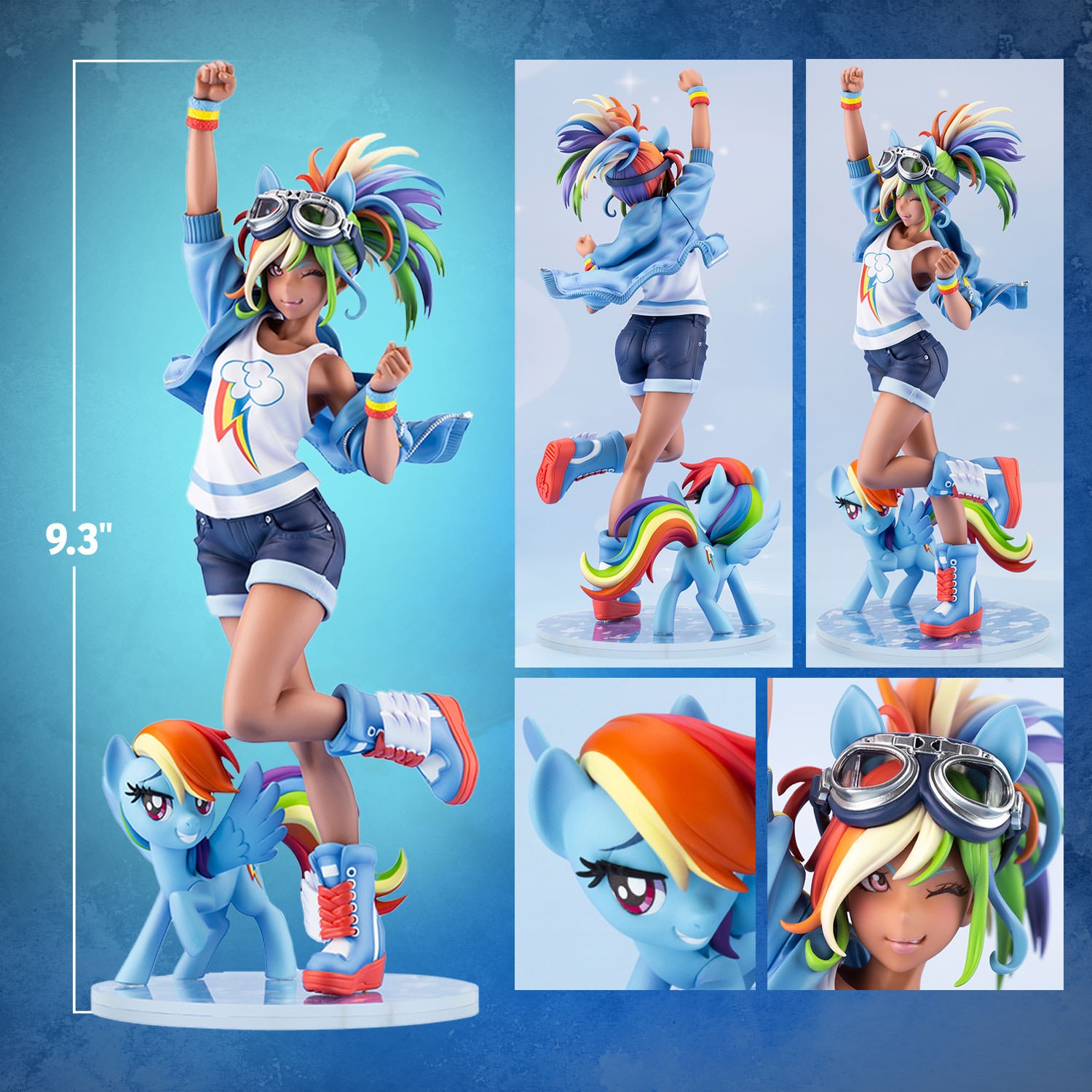 Rainbow Dash Bishoujo Statue by Kotobukiya | Sideshow Collectibles