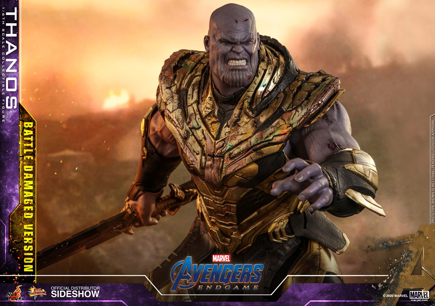 Thanos (Battle Damaged Version) (Prototype Shown) View 10