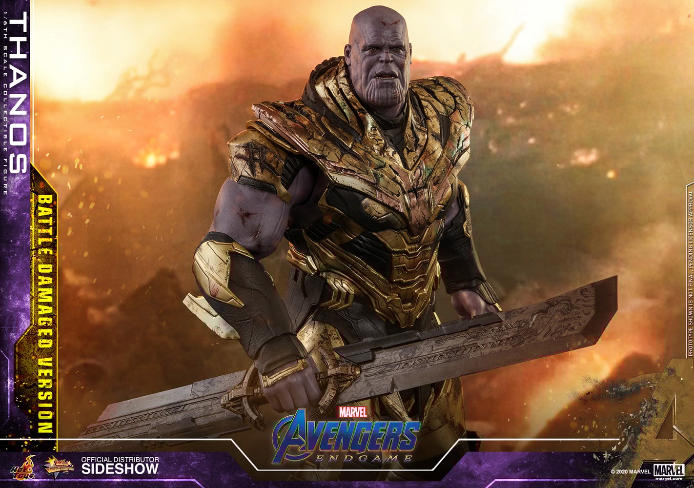 Sideshow hot shop toys thanos