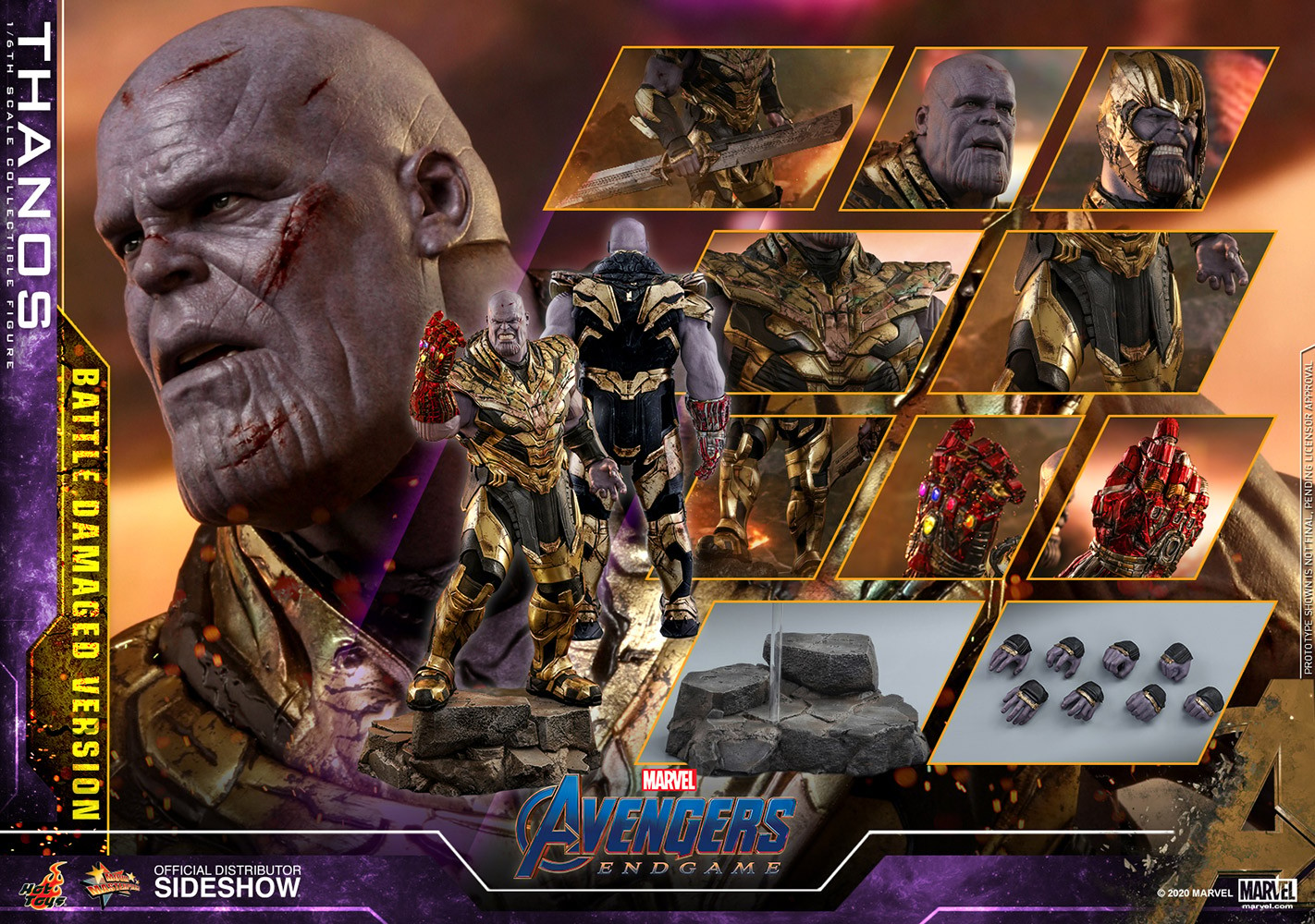 Thanos (Battle Damaged Version) (Prototype Shown) View 22