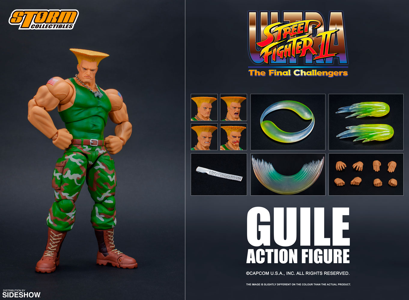 Street Fighter Guile Action Figure  (Prototype Shown) View 17