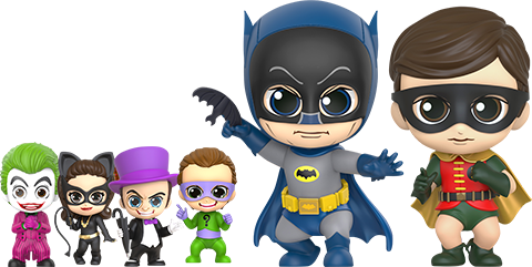 Batman, Robin, and Villains- Prototype Shown