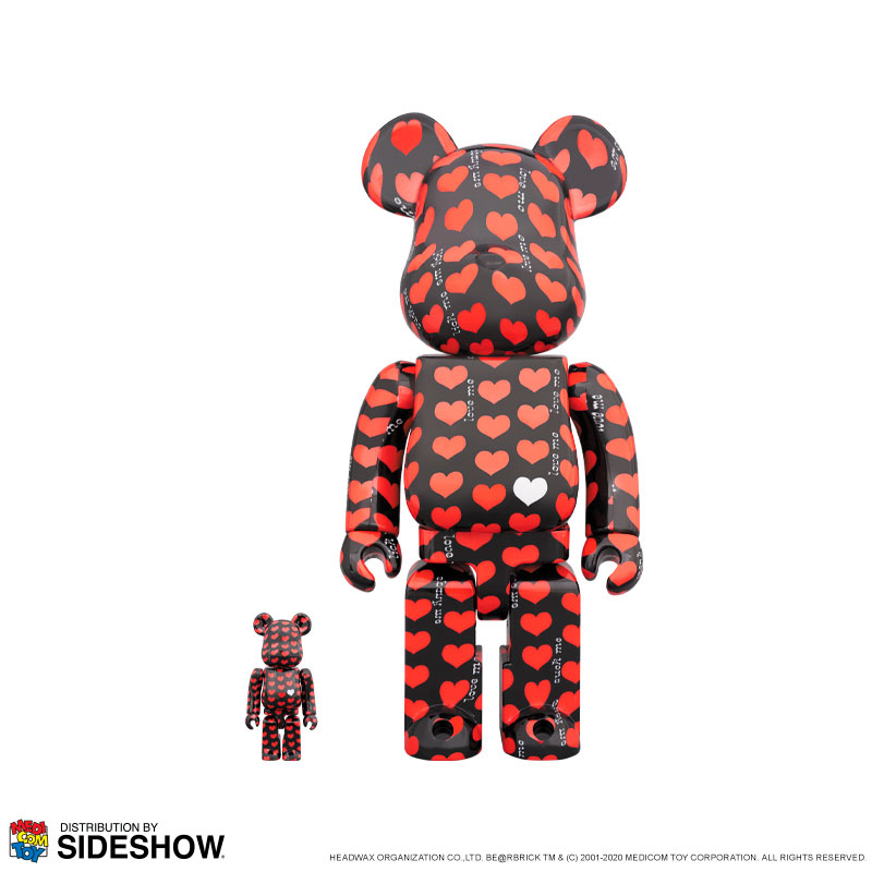 Be@rbrick Black Heart 100% & 400%- Prototype Shown