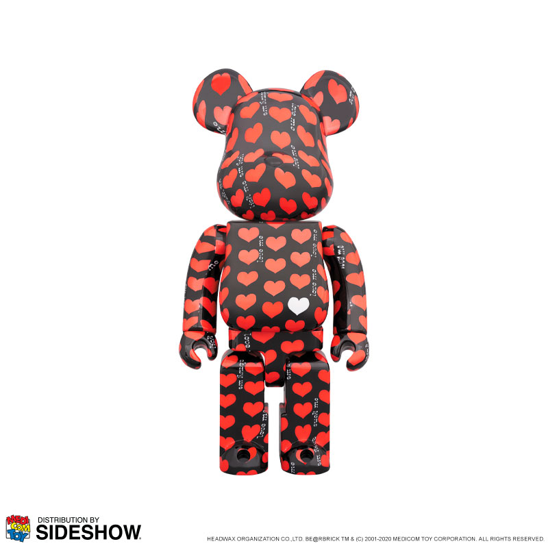 Be@rbrick Black Heart 100% & 400%- Prototype Shown