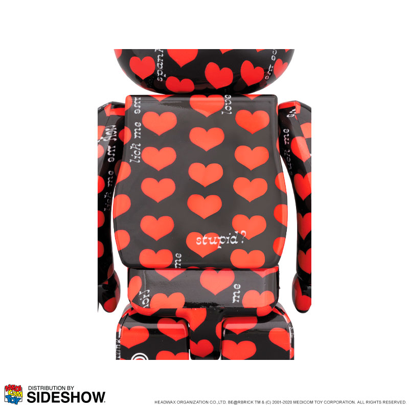 Be@rbrick Black Heart 100% & 400%- Prototype Shown