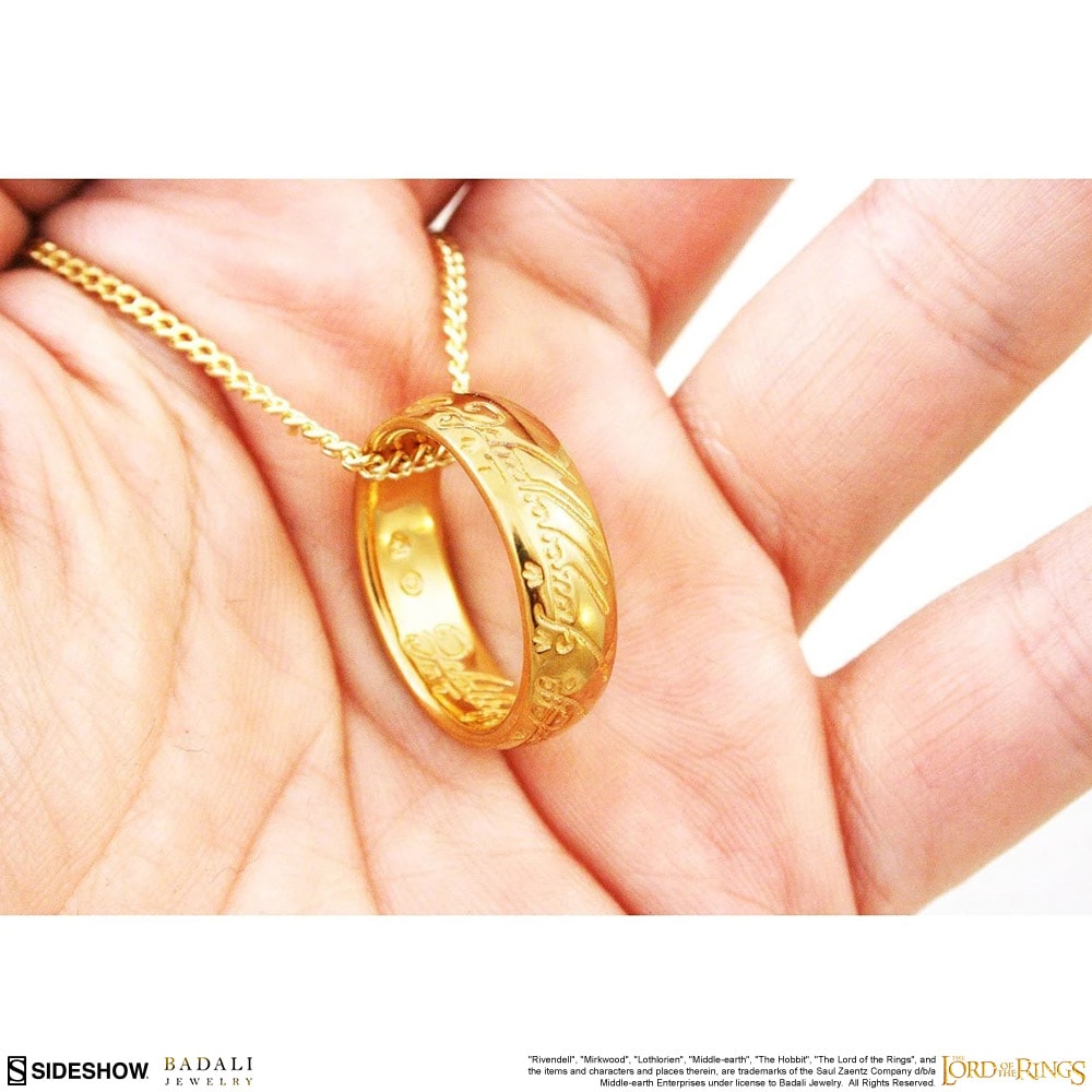 The ONE RING™ Necklace (GOLLUM™ Gold)- Prototype Shown