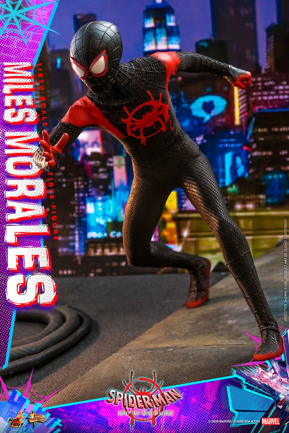 Hot toys VGM46 Spiderman PS5 Spiderman Miles Morales – Pop Collectibles