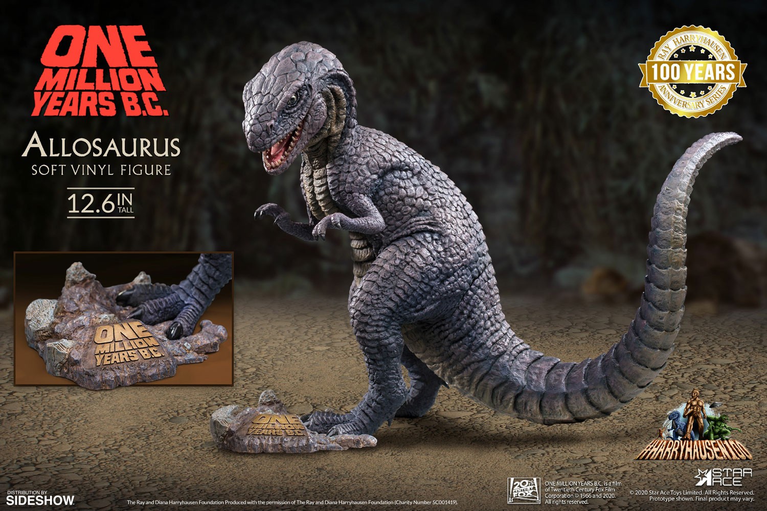 Allosaurus & Tumak (Deluxe Version)- Prototype Shown