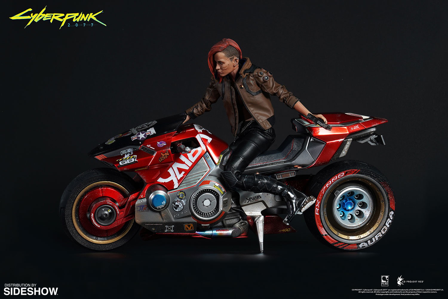 Cyberpunk 2077 V Male and Female with Yaiba Kusanagi Sixth Scale Figure Set  (Prototype Shown) View 15