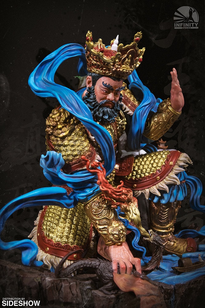 Guardian of Heaven Subdues the Evil Dragon (Color)