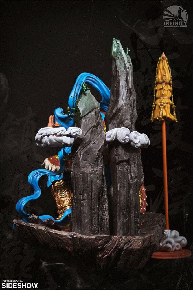 Guardian of Heaven Subdues the Evil Dragon (Color)
