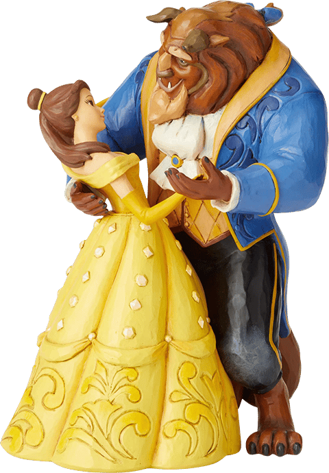 Disney Belle & Beast Dancing Figurine  (Prototype Shown) View 7