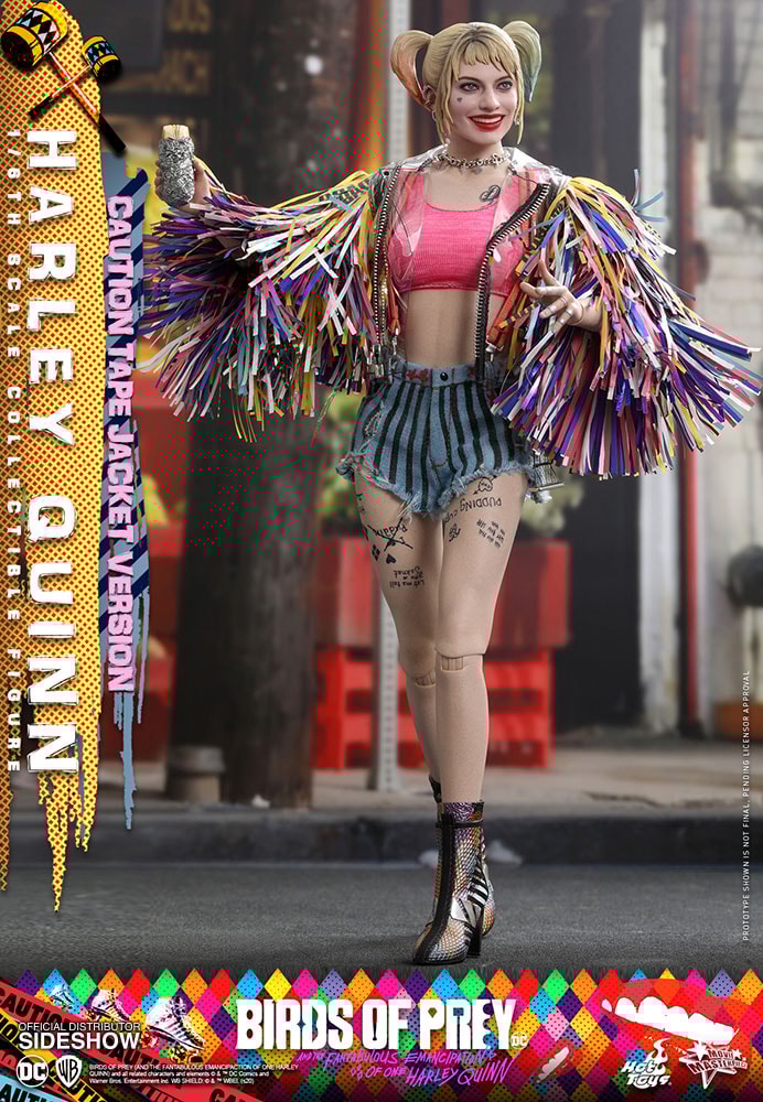 Harley Quinn (Caution Tape Jacket Version) (Prototype Shown) View 1