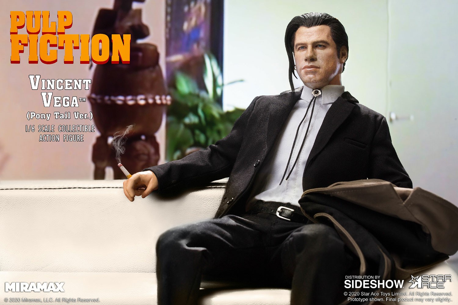 Vincent Vega (Pony Tail Version) Deluxe 2.0- Prototype Shown