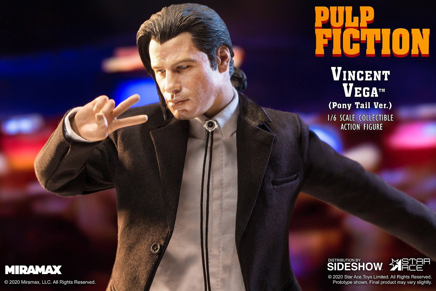 Vincent Vega (Pony Tail Version) 2.0 Collector Edition - Prototype Shown