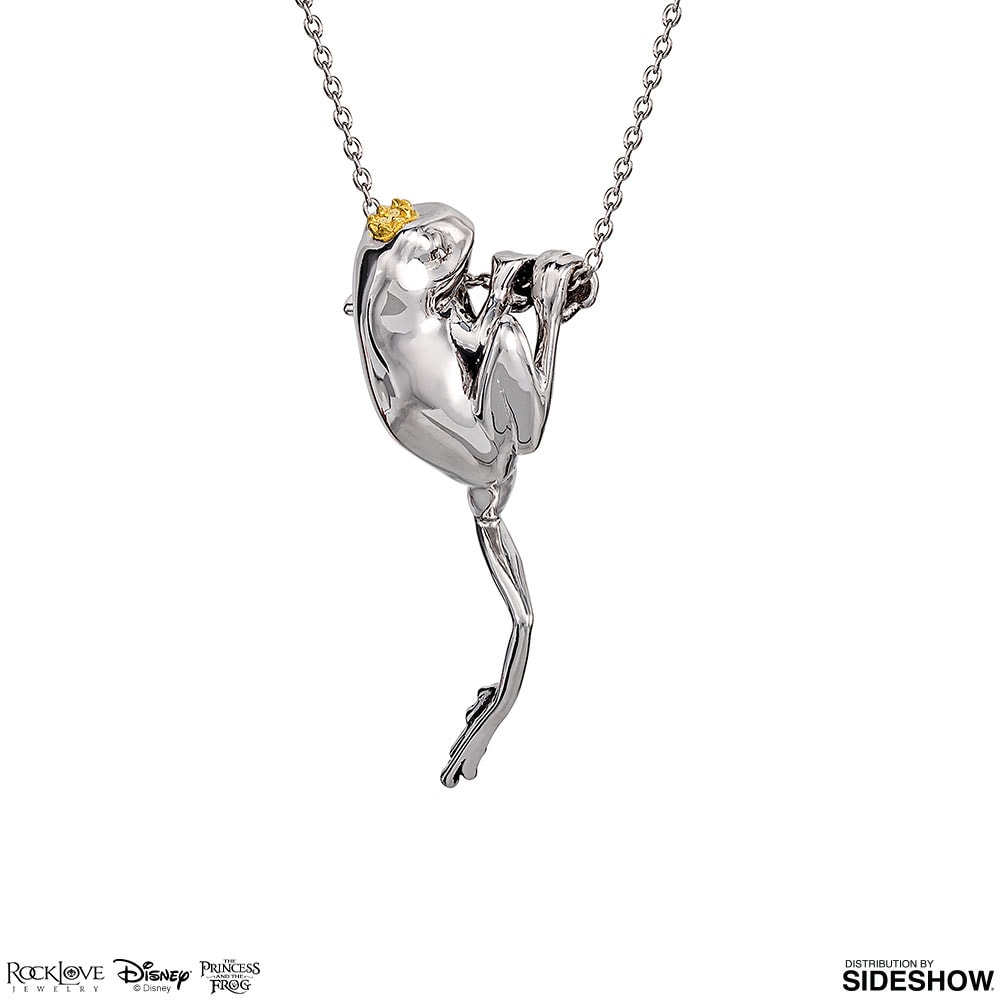 Disney Crowned Frog Necklace Jewelry  (Prototype Shown) View 2