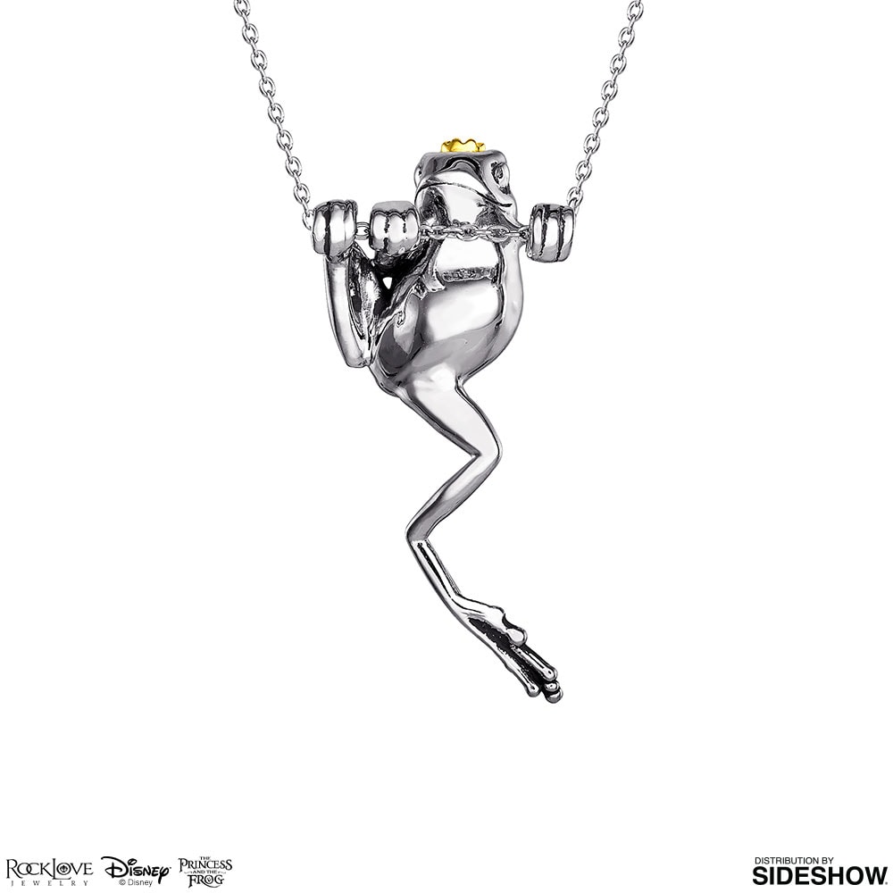 Disney Crowned Frog Necklace Jewelry  (Prototype Shown) View 4