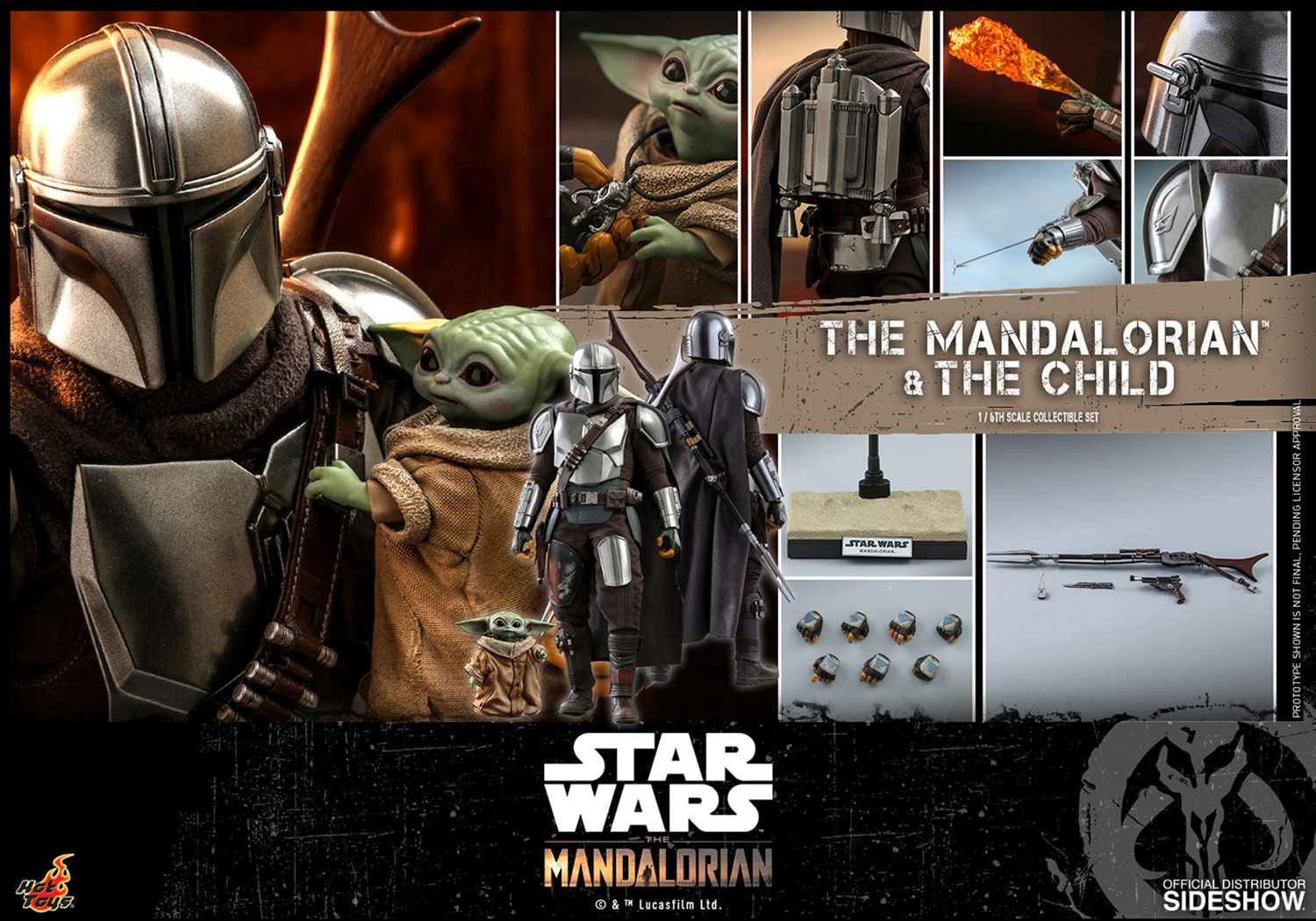 The Mandalorian and The Child Collector Edition (Prototype Shown) View 5