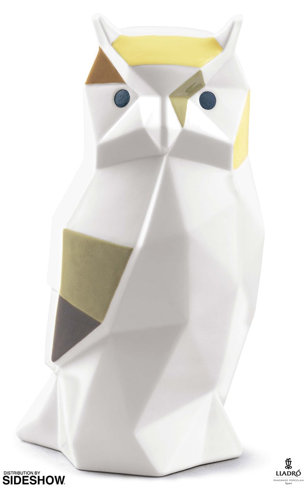 Owl Porcelain Statue  (Prototype Shown) View 1