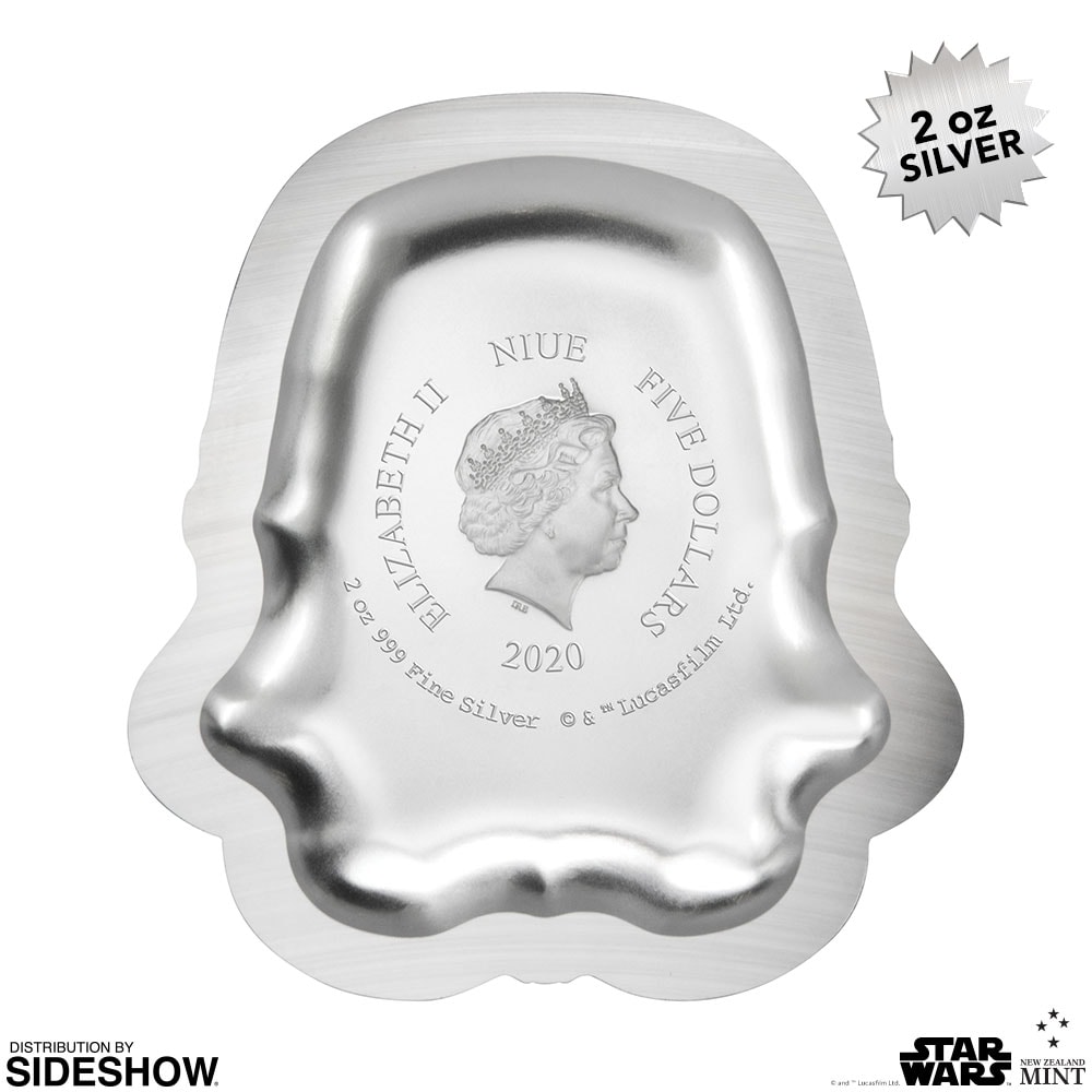 Stormtrooper Helmet Silver Coin (Prototype Shown) View 2
