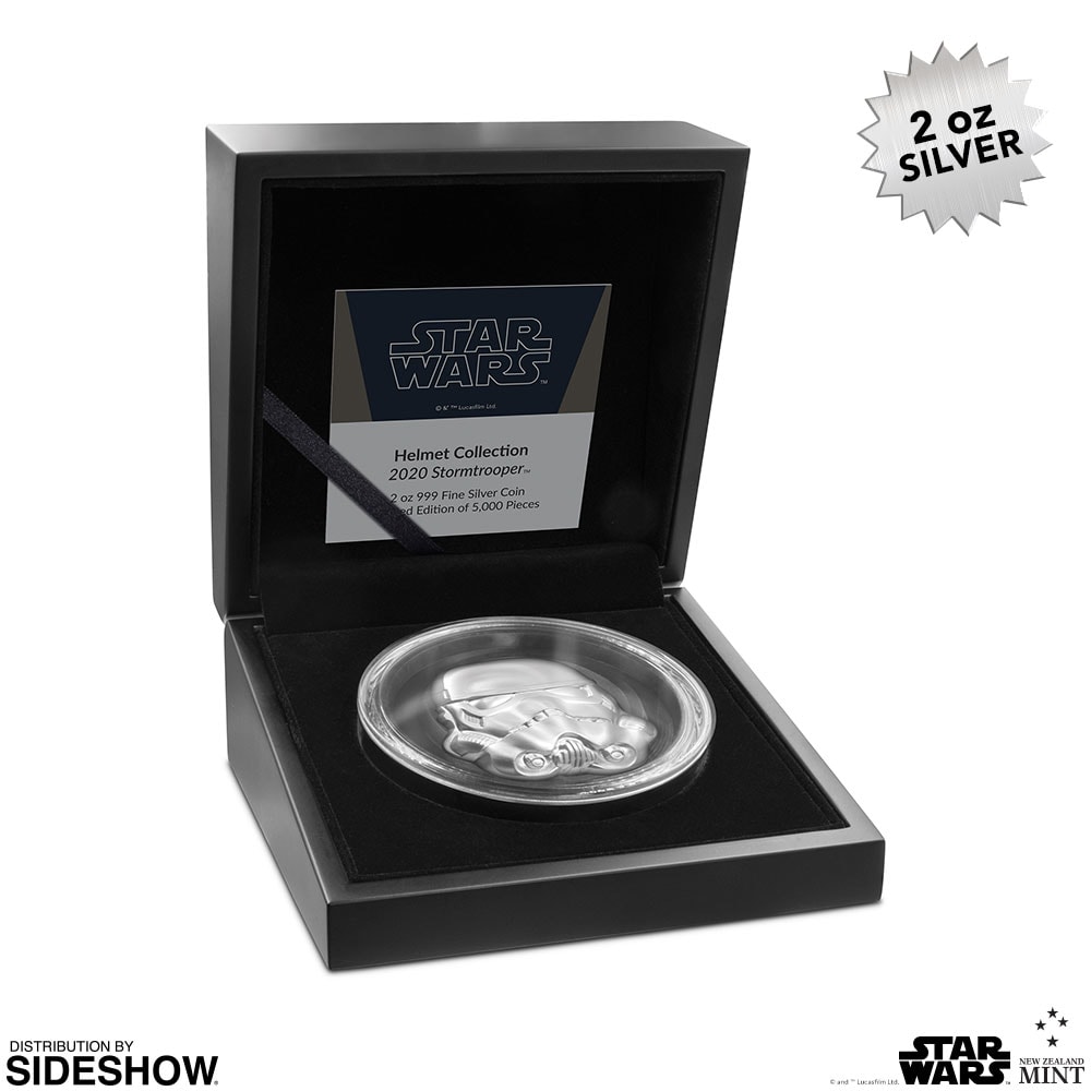 Stormtrooper Helmet Silver Coin (Prototype Shown) View 4