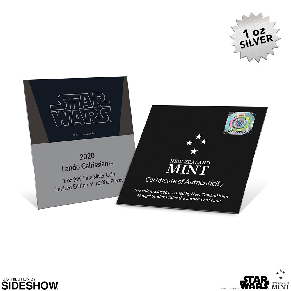 Lando Calrissian Silver Coin- Prototype Shown