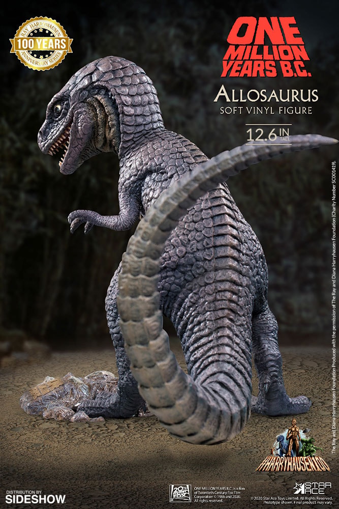 One Million Years B.C. Allosaurus Statues  (Prototype Shown) View 4