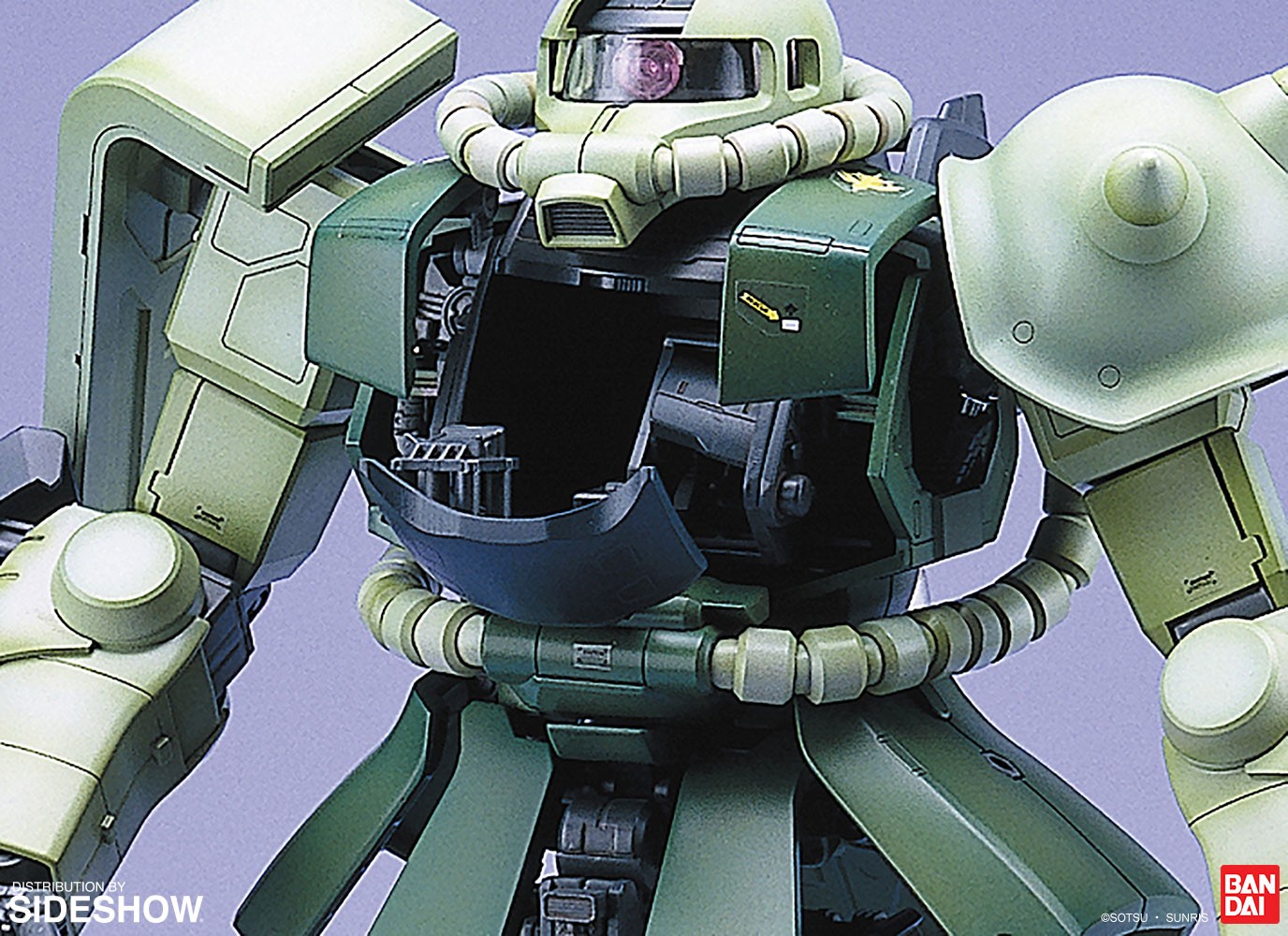MS-06F Zaku II Green Figure by Bandai | Sideshow Collectibles