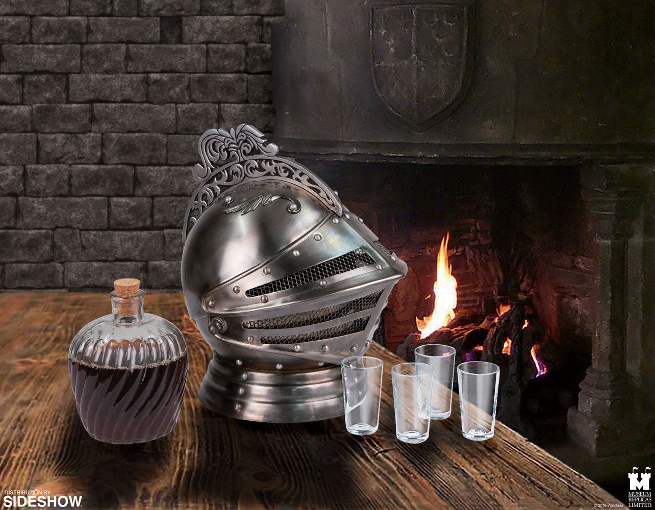 Medieval Knights Helmet Decanter Set (Prototype Shown) View 5
