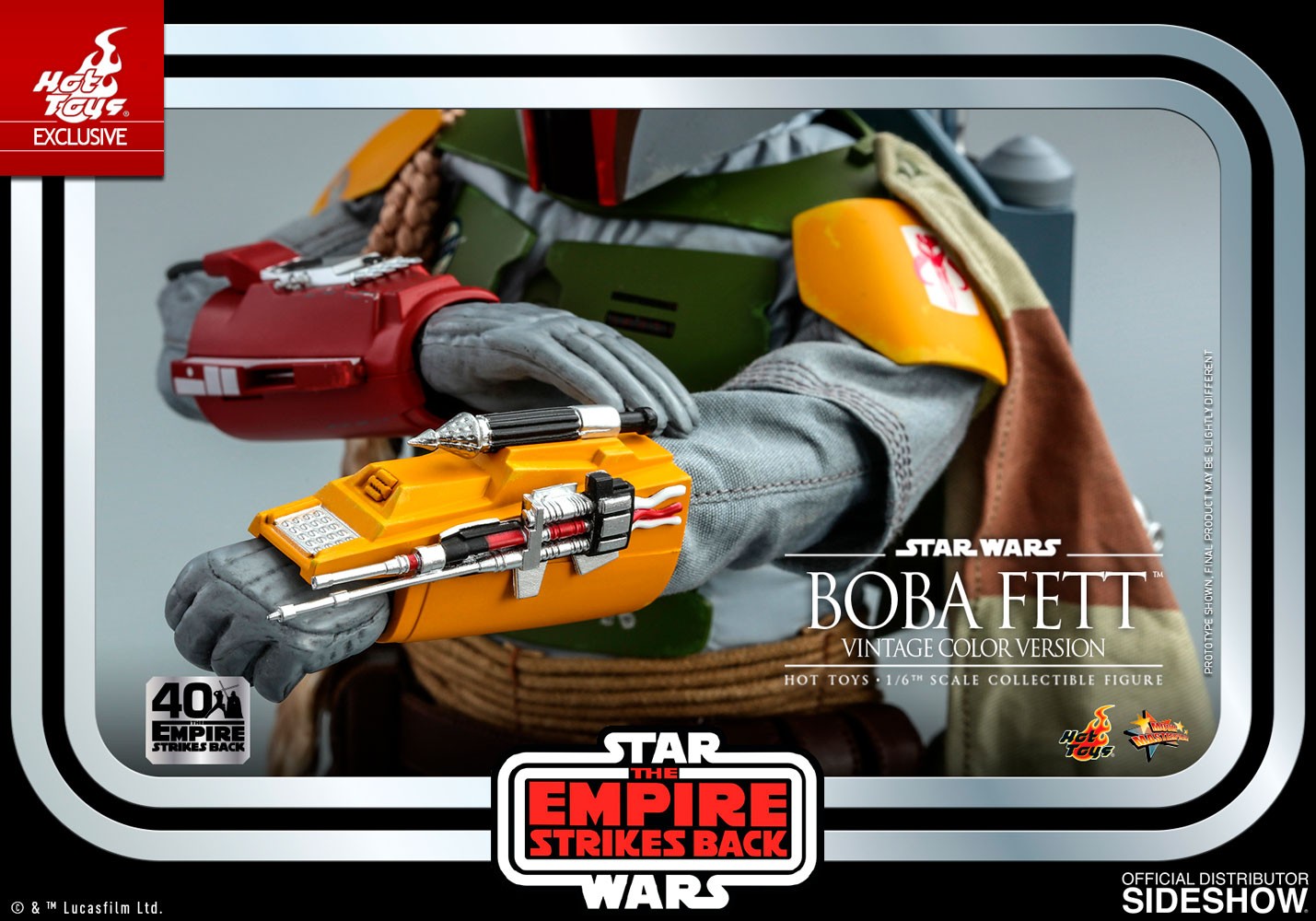 Boba Fett (Vintage Color Version) Exclusive Edition - Prototype Shown