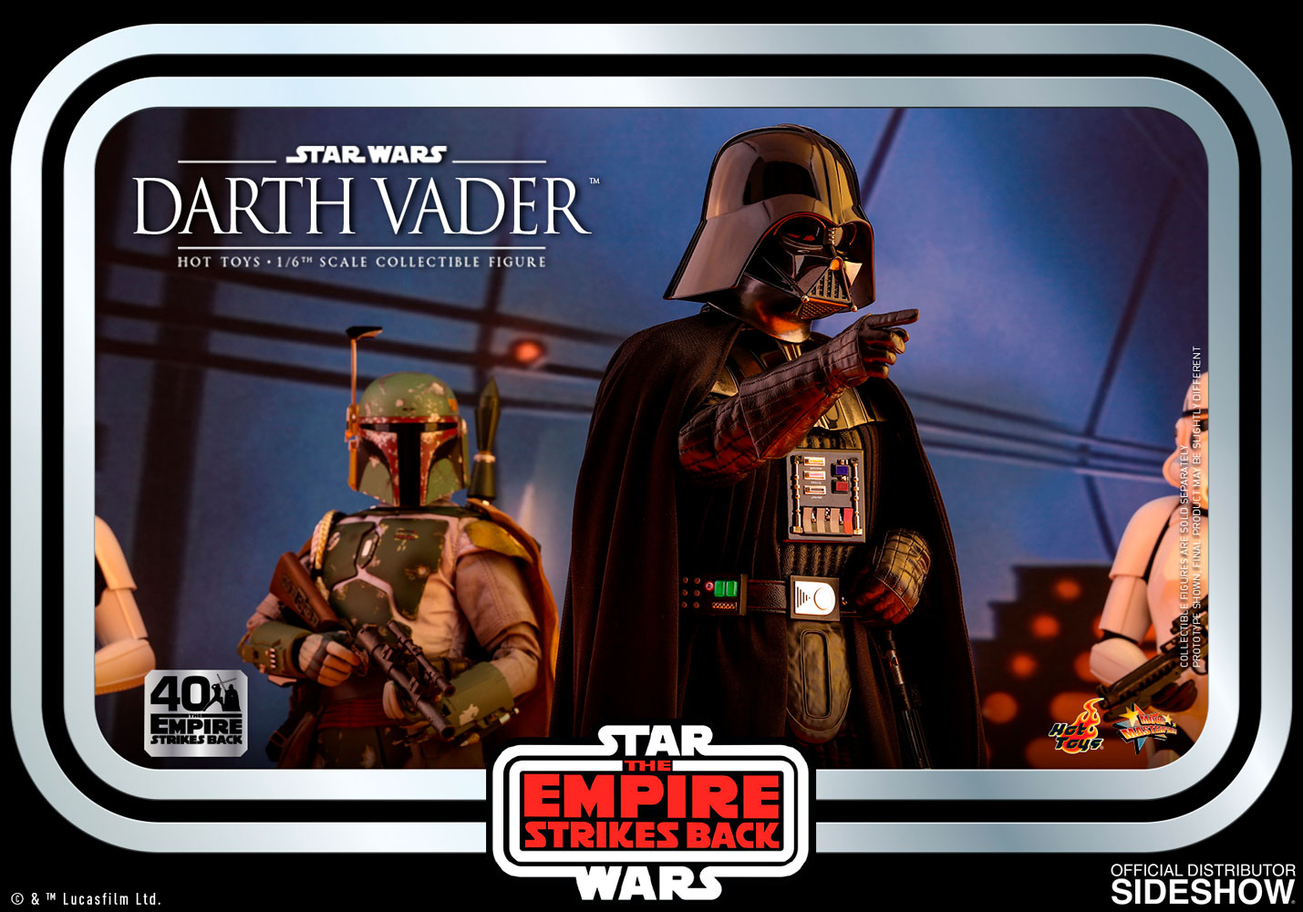 Darth Vader The Empire Strikes Back 40th Anniversary Sixth Scale