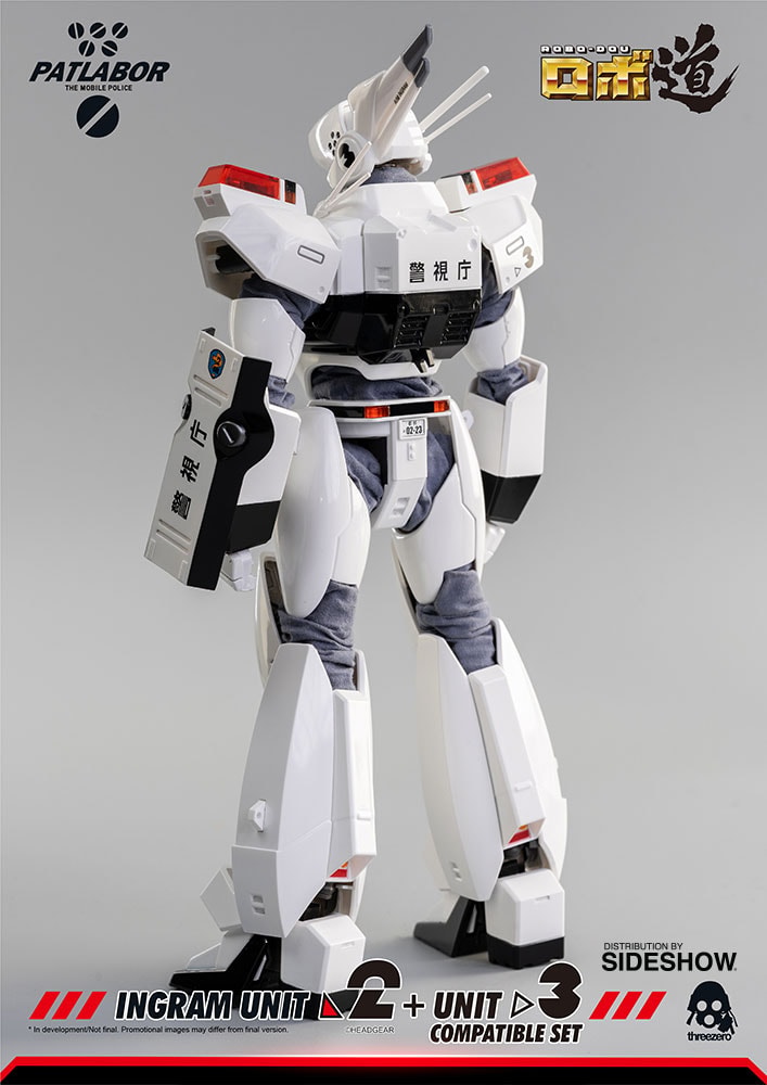 Mobile Police Patlabor ROBO-DOU Ingram Unit 2 + Unit 3 Compatible Set Collectible Figure  (Prototype Shown) View 16