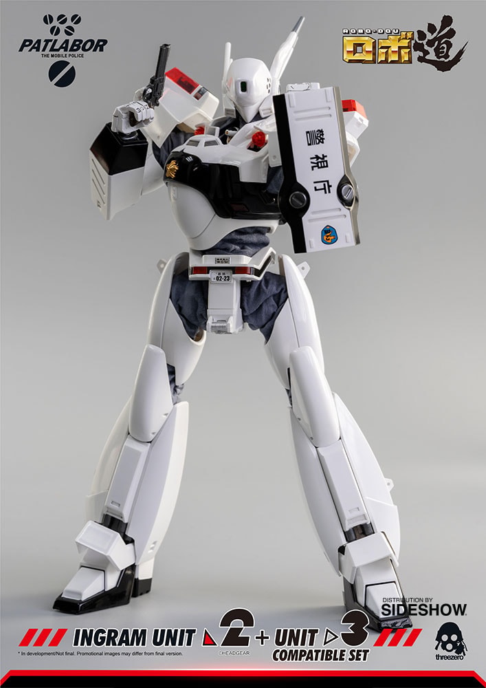 Mobile Police Patlabor ROBO-DOU Ingram Unit 2 + Unit 3 Compatible Set Collectible Figure  (Prototype Shown) View 18