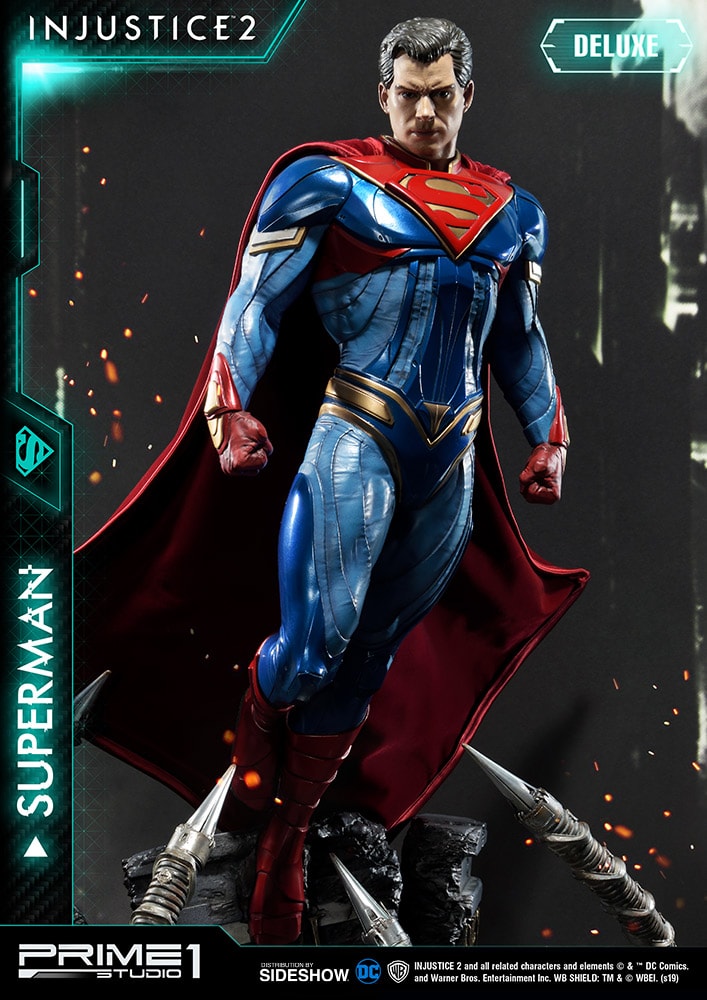 Superman Deluxe Version Injustice 2 Statue | Sideshow