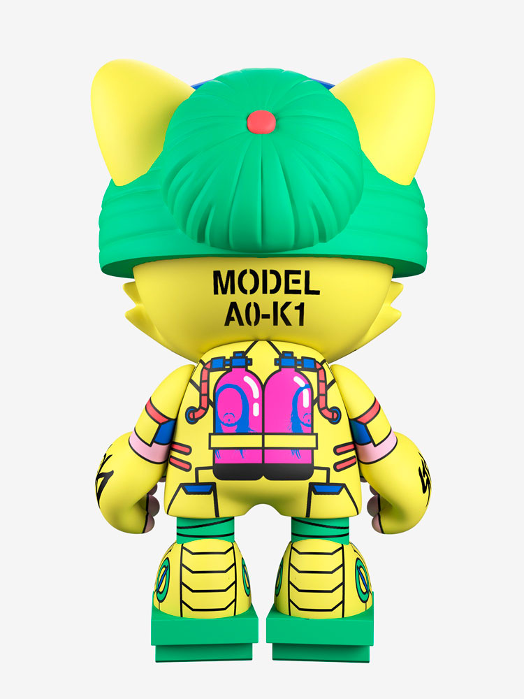 Neon Future Janky Vinyl by Steve Aoki | Sideshow Collectibles