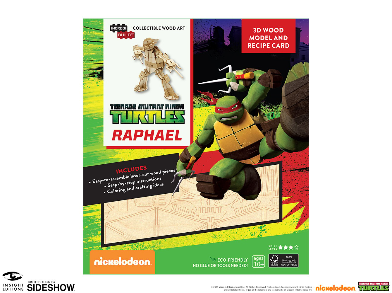 Raphael 3D Wood Model and Recipe Card (Prototype Shown) View 6
