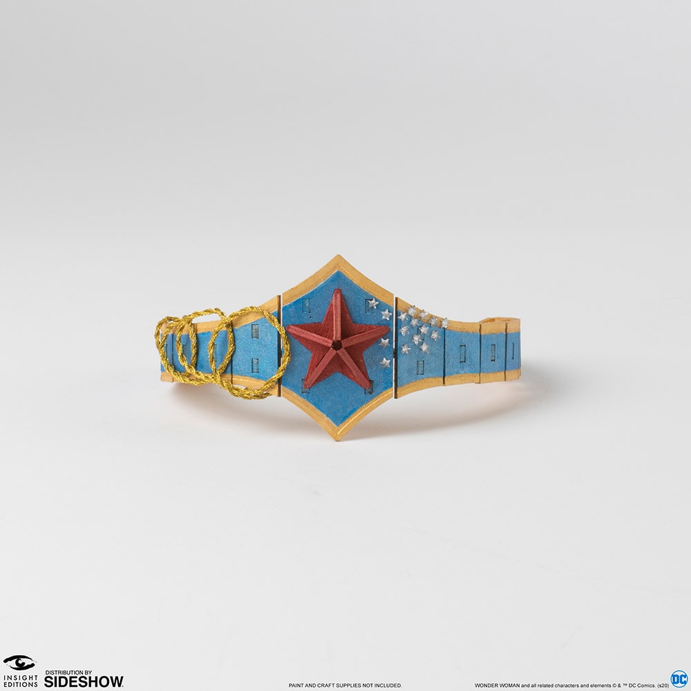Wonder Woman 3D Wood Model and Book- Prototype Shown