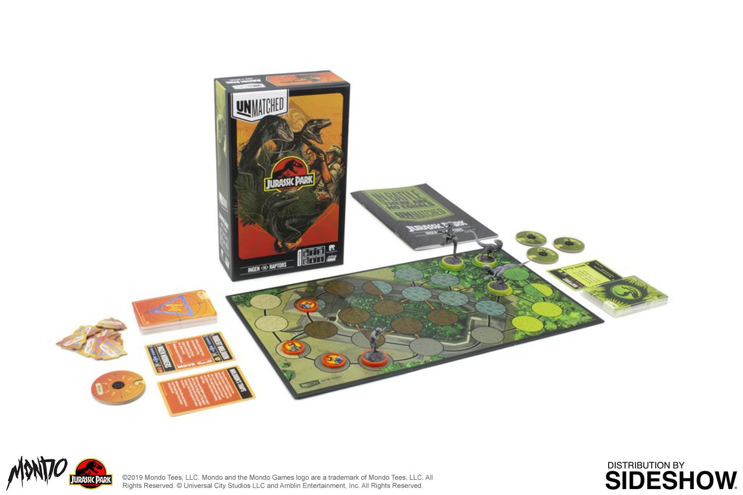 Unmatched: Jurassic Park - InGen VS Raptors- Prototype Shown