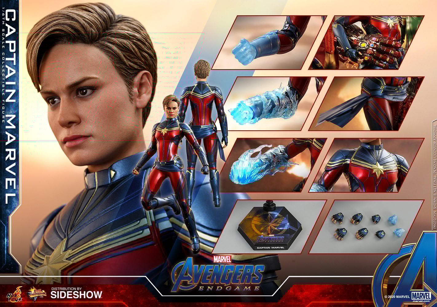 Hot toys online captain marvel