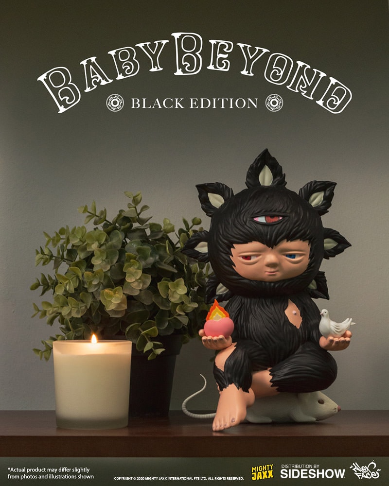 Baby Beyond Black Edition Polystone Statue by Alex Face