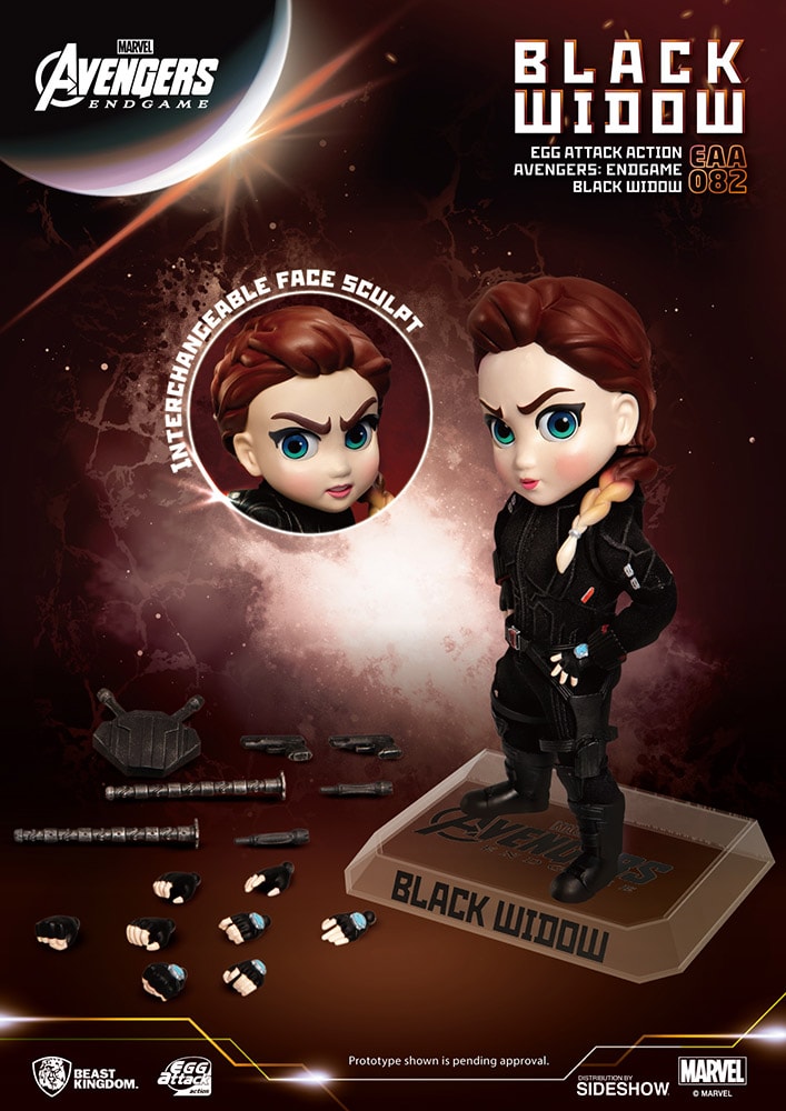 EGG Attack ブラック・ウィドウ Black Widow Egg Attack Action Figure | Sideshow Collectibles