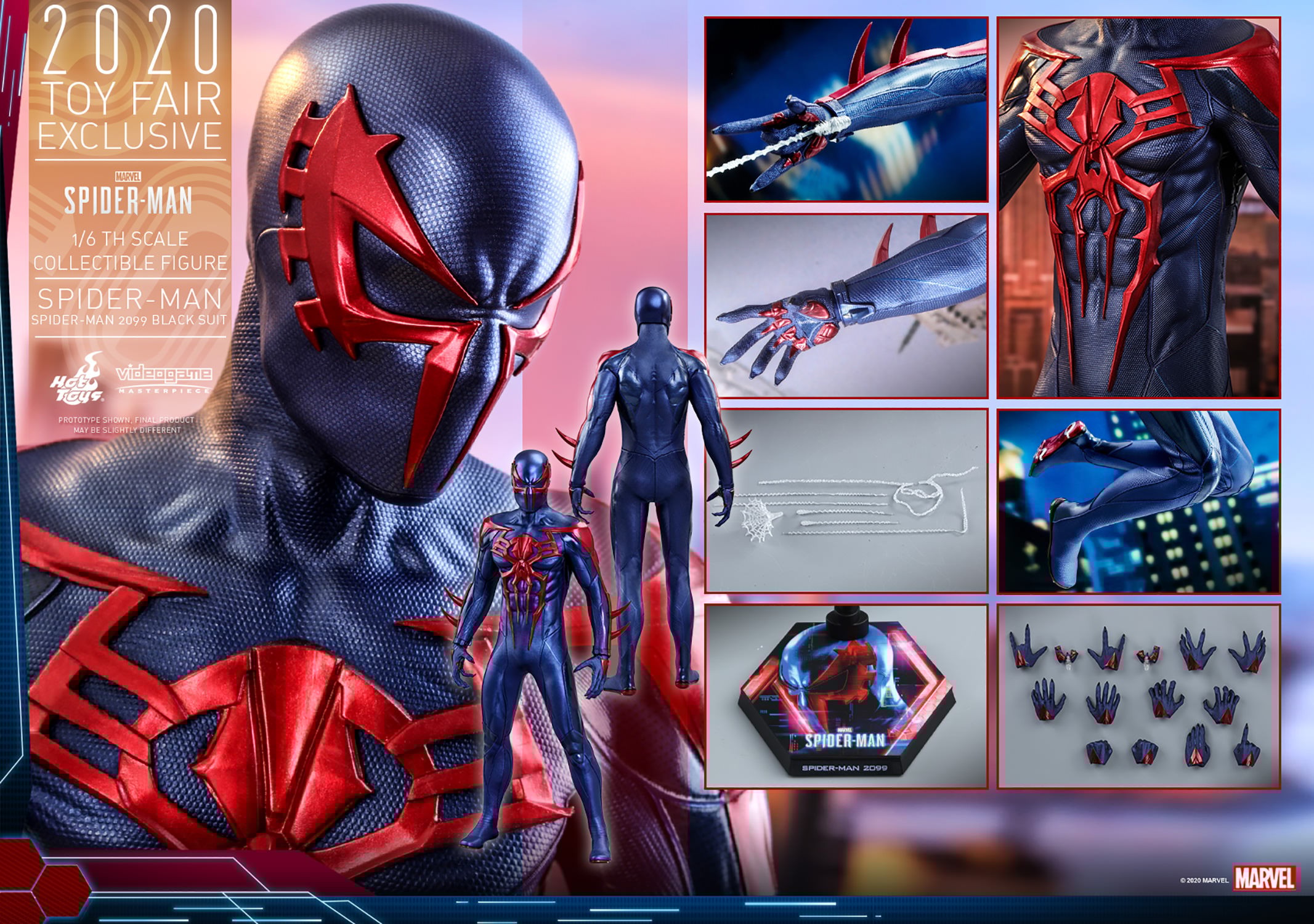 Spider-Man (Spider-Man 2099 Black Suit) Exclusive Edition (Prototype Shown) View 21