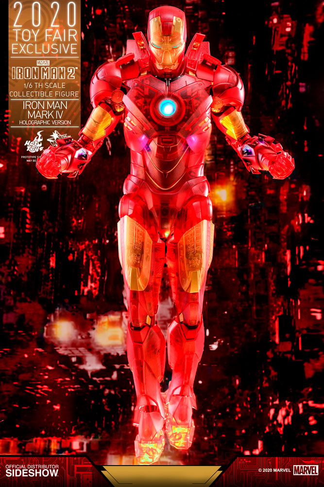 Iron Man Mark IV (Holographic Version) Exclusive Edition (Prototype Shown) View 19
