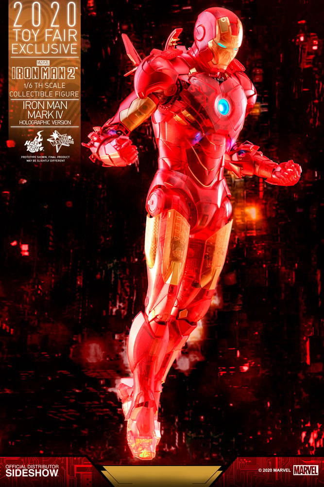 Iron Man Mark IV (Holographic Version) Exclusive Edition (Prototype Shown) View 18