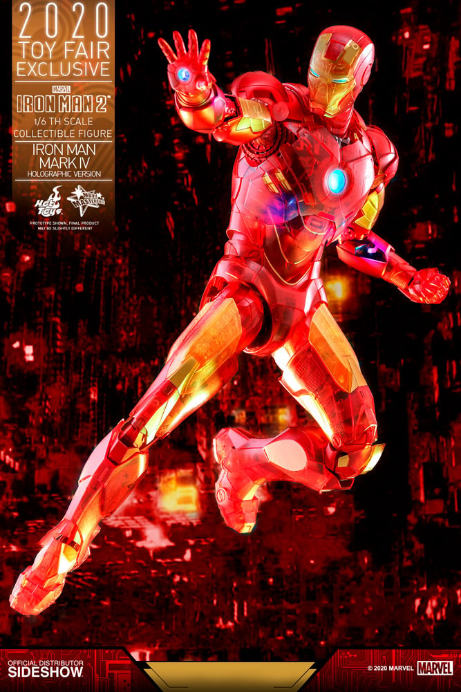 Iron Man Mark IV (Holographic Version) Exclusive Edition (Prototype Shown) View 17