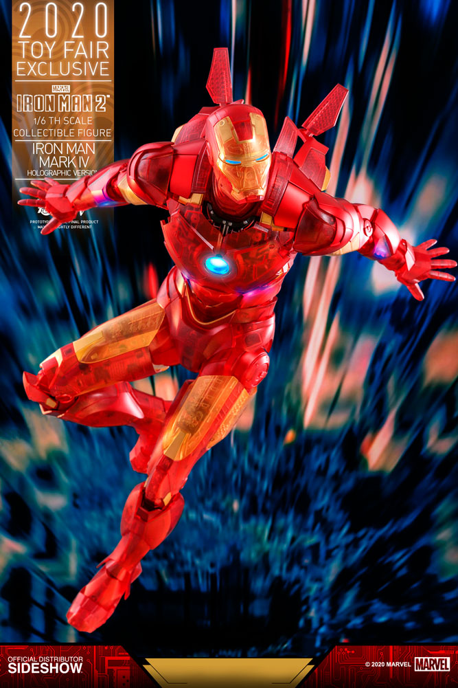 Iron Man Mark IV (Holographic Version) Exclusive Edition (Prototype Shown) View 16