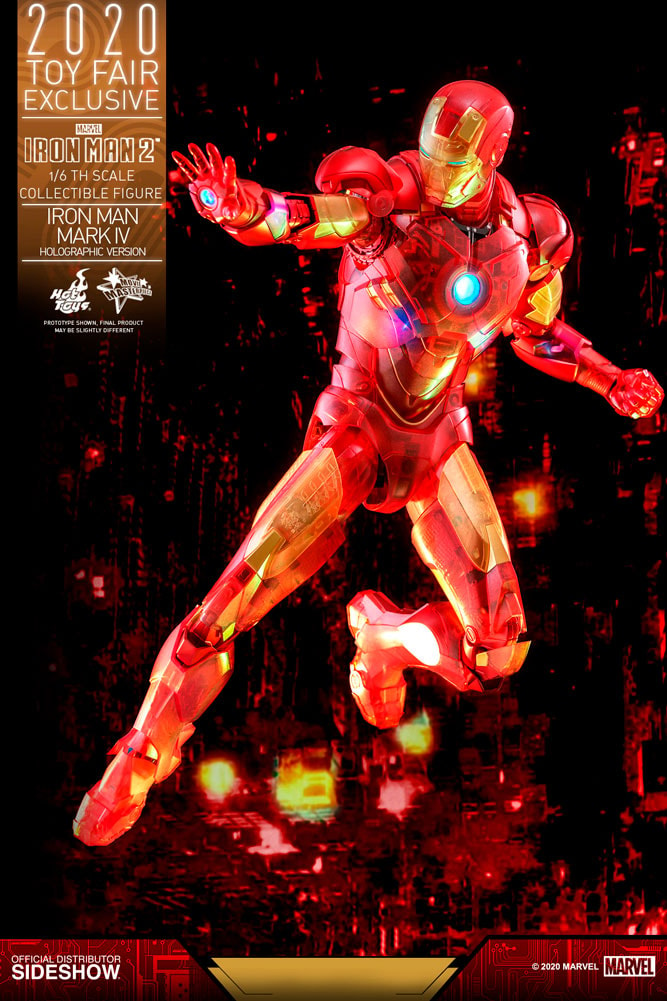 Iron Man Mark IV (Holographic Version) Exclusive Edition (Prototype Shown) View 15
