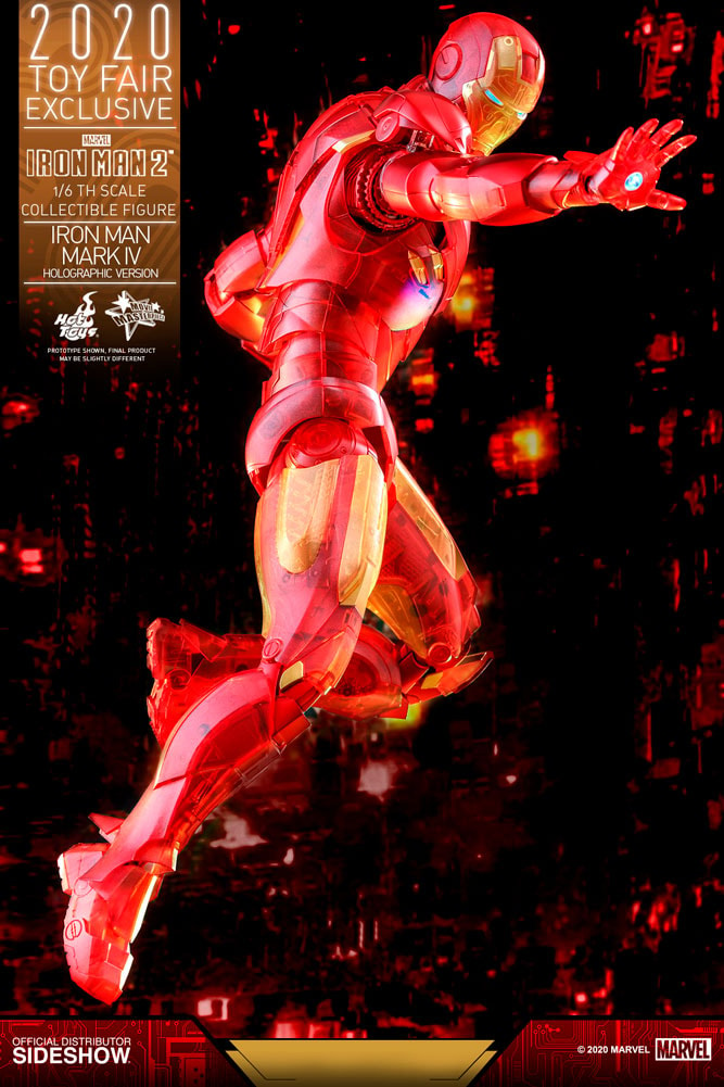 Iron Man Mark IV (Holographic Version) Exclusive Edition (Prototype Shown) View 14